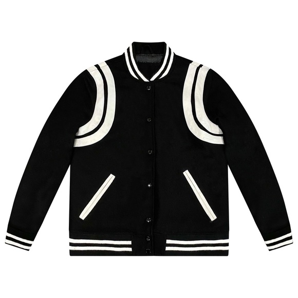 Brand Le Noir LA genuine Italian leather detail.